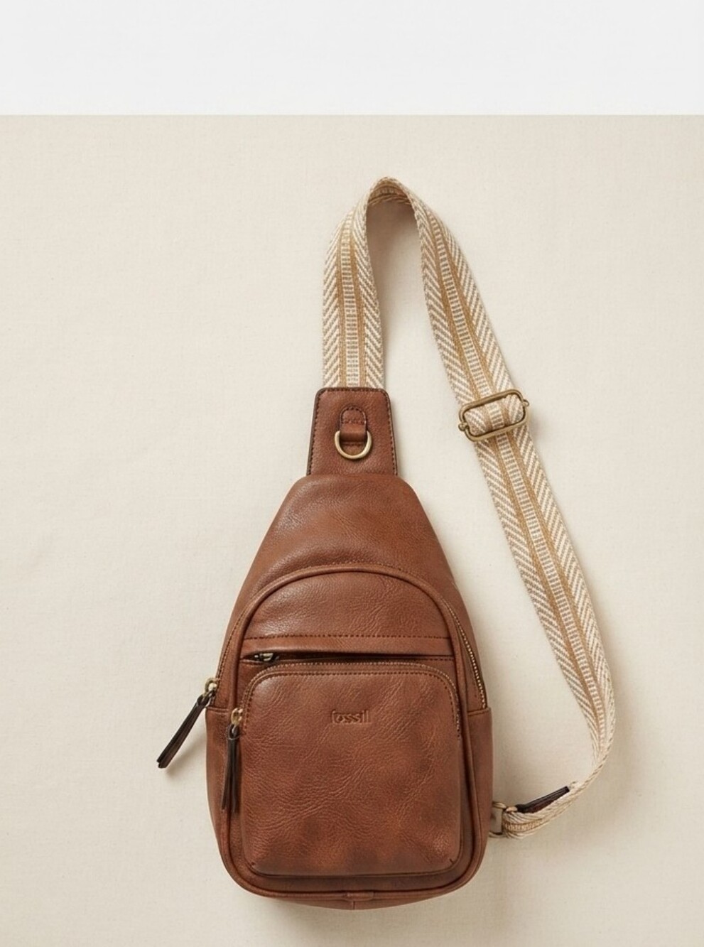 Tan Leather Belt Bag